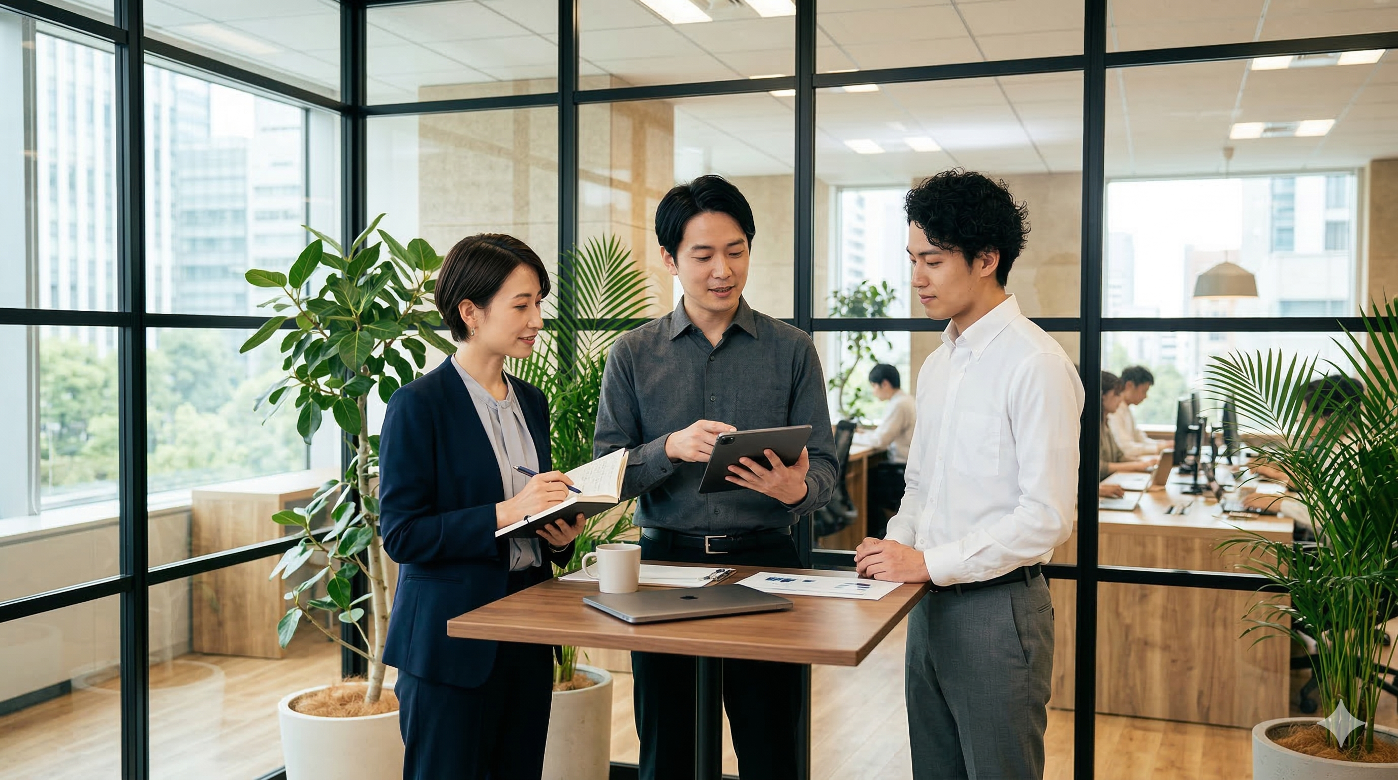 チームミーティングの様子